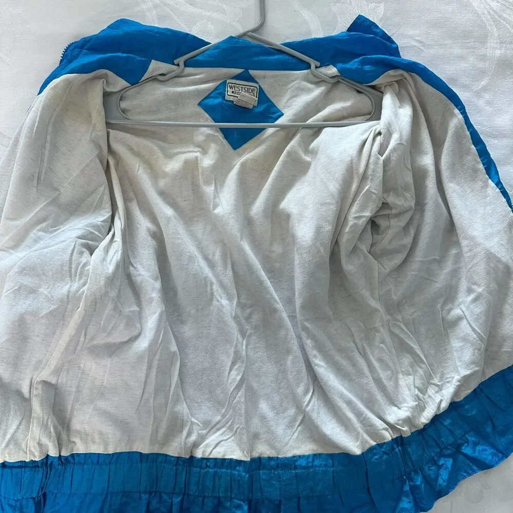 Vintage Westside Connection Women's (L) Jacket Windbreaker Y2K Blue - Picture 7 of 15